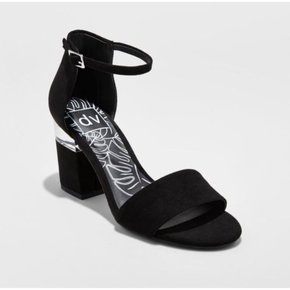 Dolce Vita DV Tisha Black Block Heel Sandal